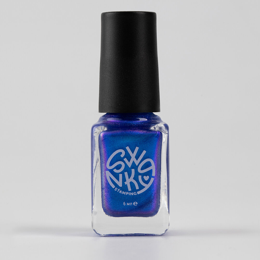 Swanky Stamping, лак для стемпинга M129 (Indigo), 6 мл