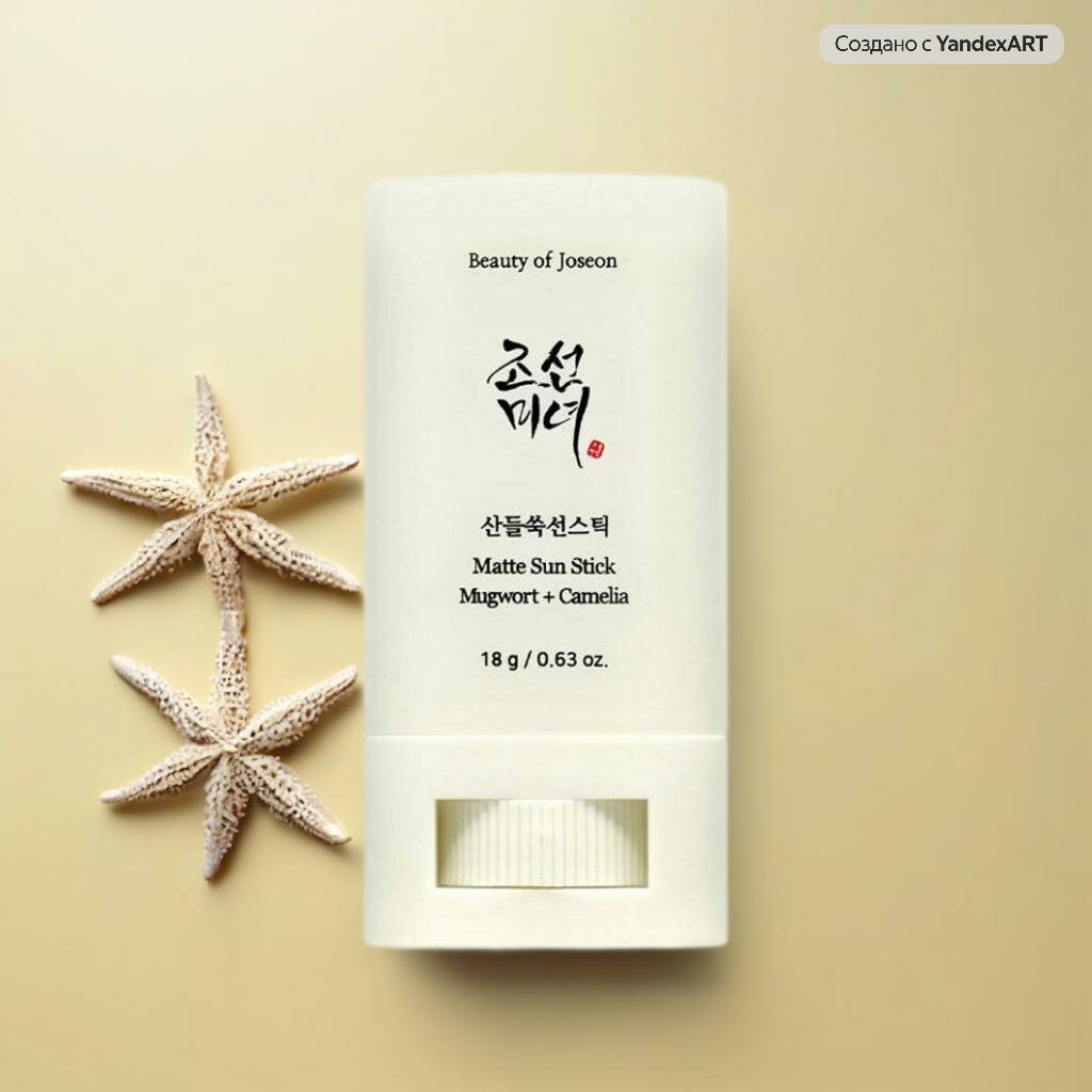 Стик солнцезащитный Beauty of Joseon Matte sun stick: Mugwort+Camilia, 18 г