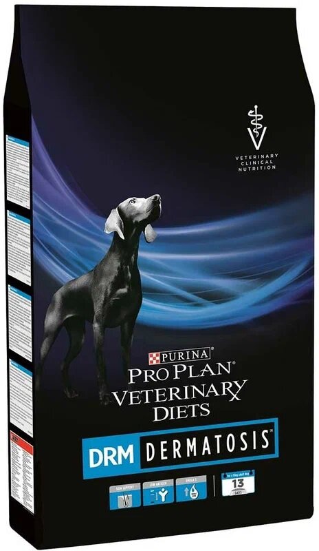 Plan Pro DRM Сухой корм для собак Veterinary Diets для всех пород при дерматозах 1.5 кг
