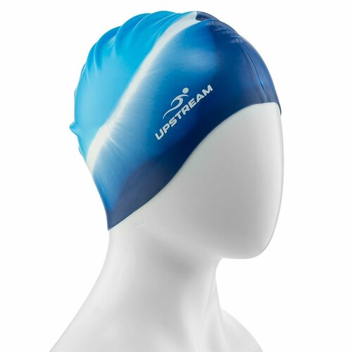 Шапочка для плавания взрослая для бассейна UPSTREAM обхват 56-62 силикон 893₽