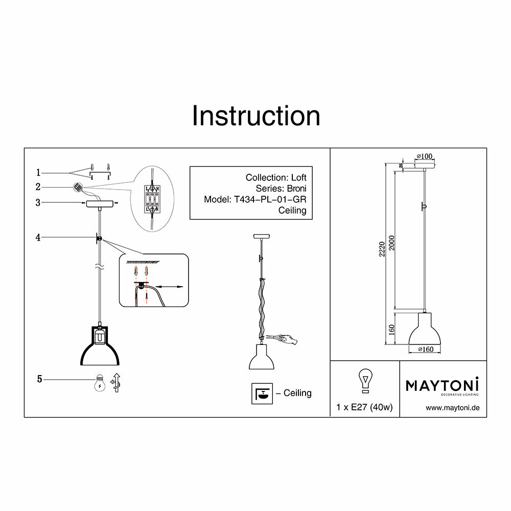 Подвесной светильник Maytoni - фото №17