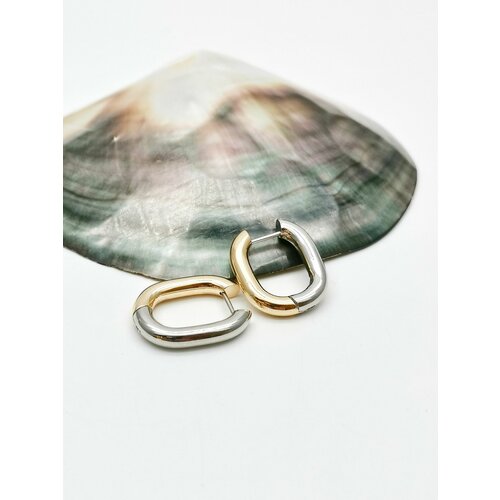 Серьги , золотой, серебряный