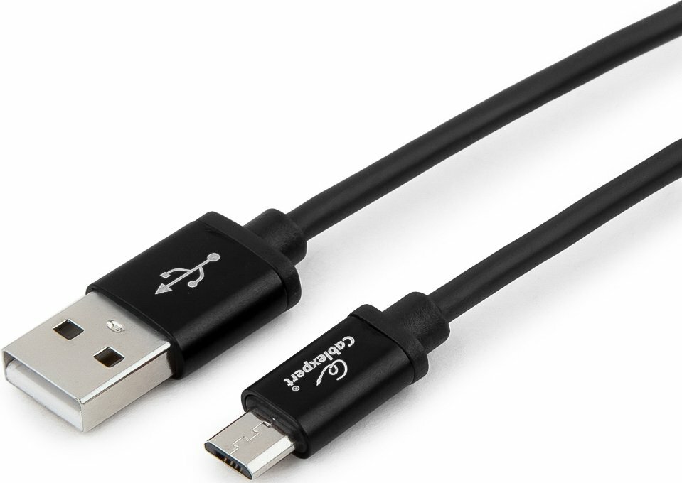 Кабель USB A (M) - microUSB B (M), 0.5м, Gembird (CC-S-mUSB01Bk-0.5M)