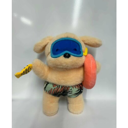 Мягкая игрушка плюшевая собака с кругом 1095₽