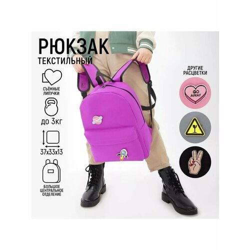 Рюкзак женскийспортивныйшкольныйнаружный карман 1037₽