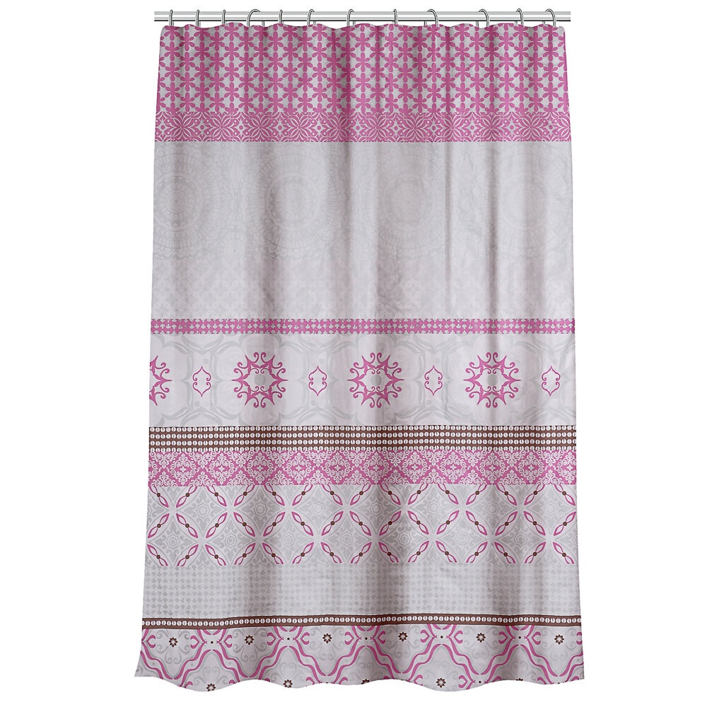 фото VETTA Шторка для ванной, пева, 180х180см, Орнамент, 044