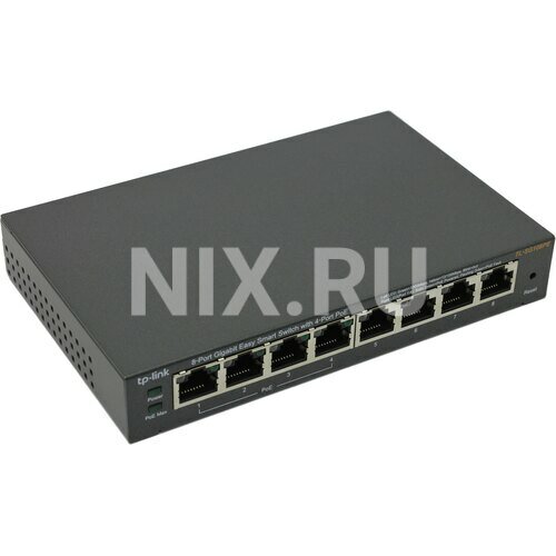 Коммутатор Tp-link Gigabit Easy Smart Switch TL-SG108PE