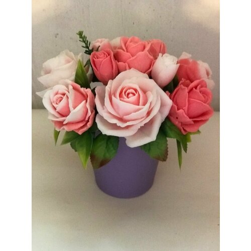 Букет из мыльных цветов