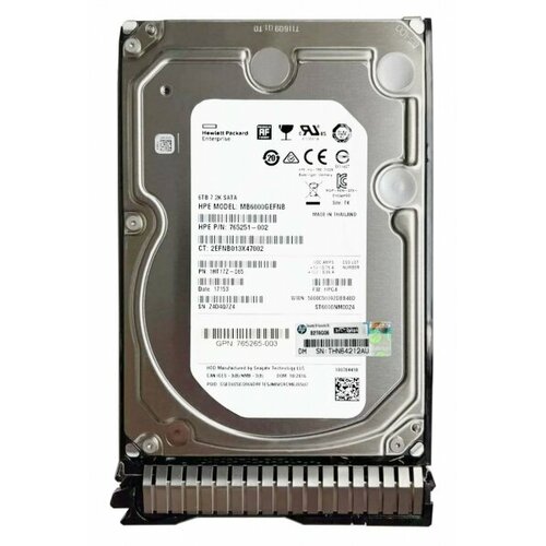 Жесткий диск HP MB6000GEFNB 6Tb 7200 SATAIII 35 HDD 31160₽