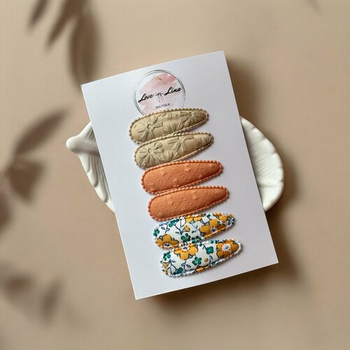 Набор заколок Клик-клак для волос, 6 шт