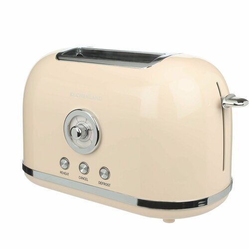 Тостер электрический, 685-815 Вт, 6 режимов, металл/пластик, бежевый, Vintage kitchen