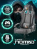 Игровое кресло компьютерное GAMELAB NOMAD Breeze Dark Grey (ткань...