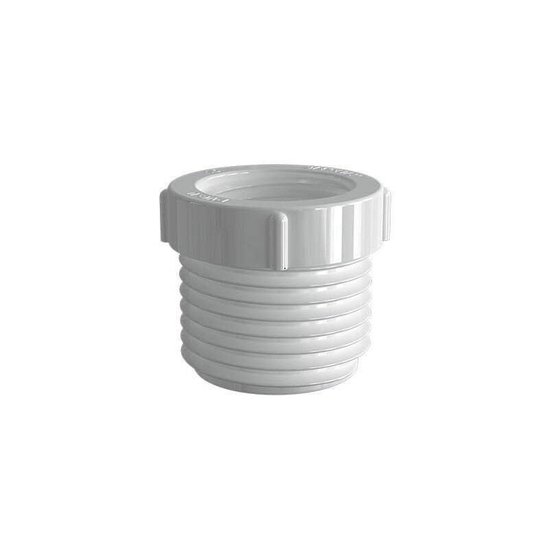 Футорка , гайка переходная с 1/2" на 3/4", ПВХ ( для фильтра и подключения к стиральной и посудомоечной машине) — фото 1