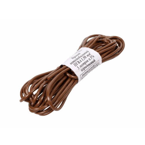 Провод автомобильный монтажный ПГВА 5м S-150мм коричневый 450₽
