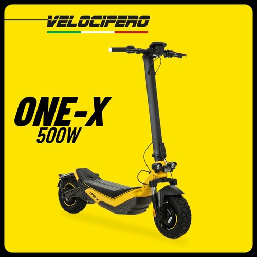 ONE-X 500W2 Полноприводный электросамокат с мягкой подвеской и мобильным приложением желтый 145000₽