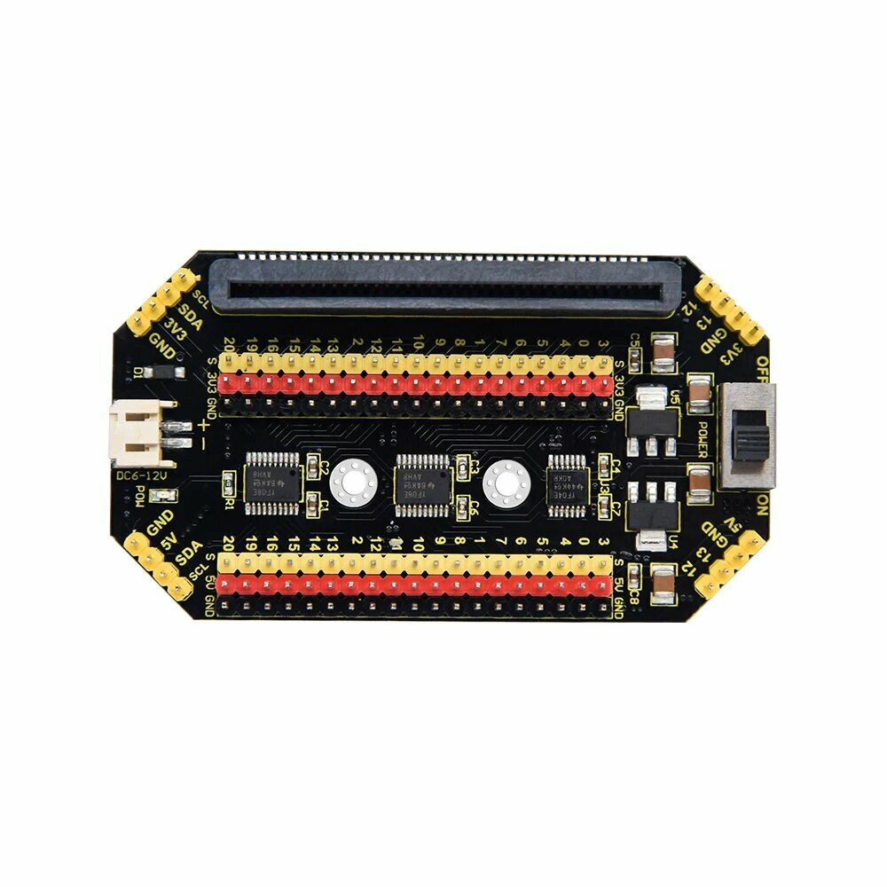 Плата расширения Keyestudio Microbit с портами IO для Micro Bit V1.5 и Micro: bit V2