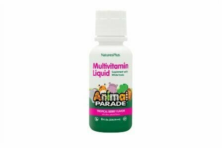 Natures Plus Multivitamin AP Liquid 8 OZ (236 мл.) тропические ягоды