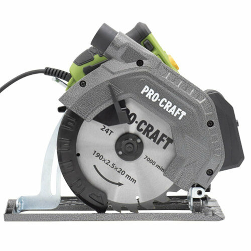 Пила дисковая Pro-Craft Professional KR2350 с регулировкой оборотов и плавным пуском 6990₽
