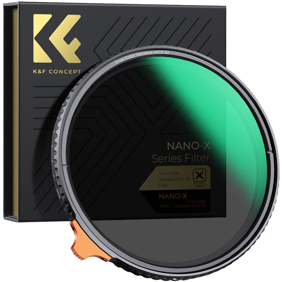 Светофильтр K&F Concept Nano-X ND2-32 55мм