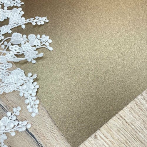 Дизайнерская бумага Shyne, цвет бронза, плотность 290 гр, размер 35*50 см