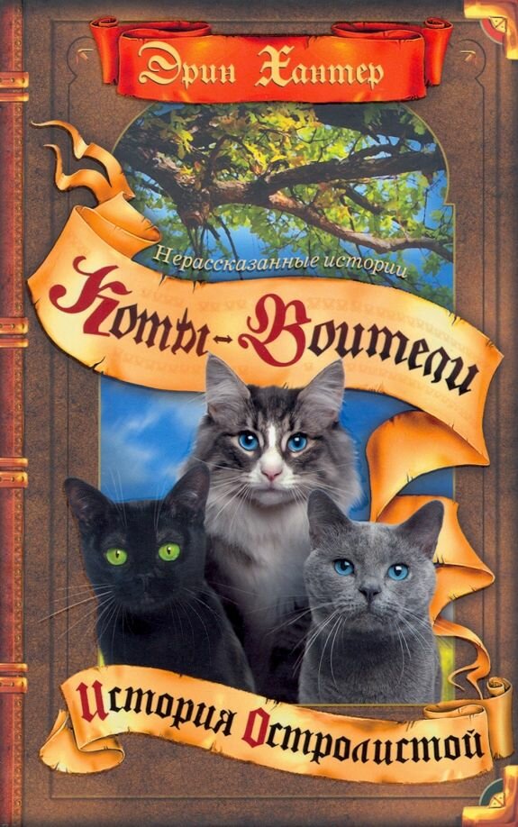 Книга Коты-воители. Нерассказанные истории: История Остролистой: сборник - фото №1