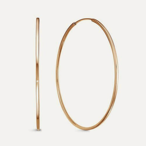 Изображение товара Серьги конго, красное золото, 585 проба