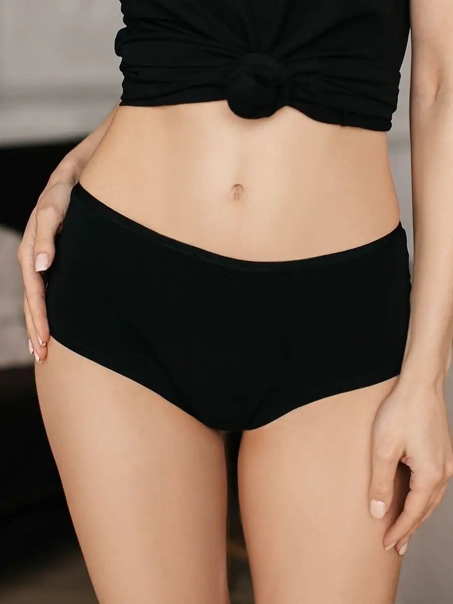 Трусы LUI et ELLE, размер 2/S, черный — фото 1