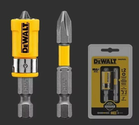 Набор бит DeWALT Max Fit DWA2PH2SL магнитный держатель для шуруповёртов односторонние