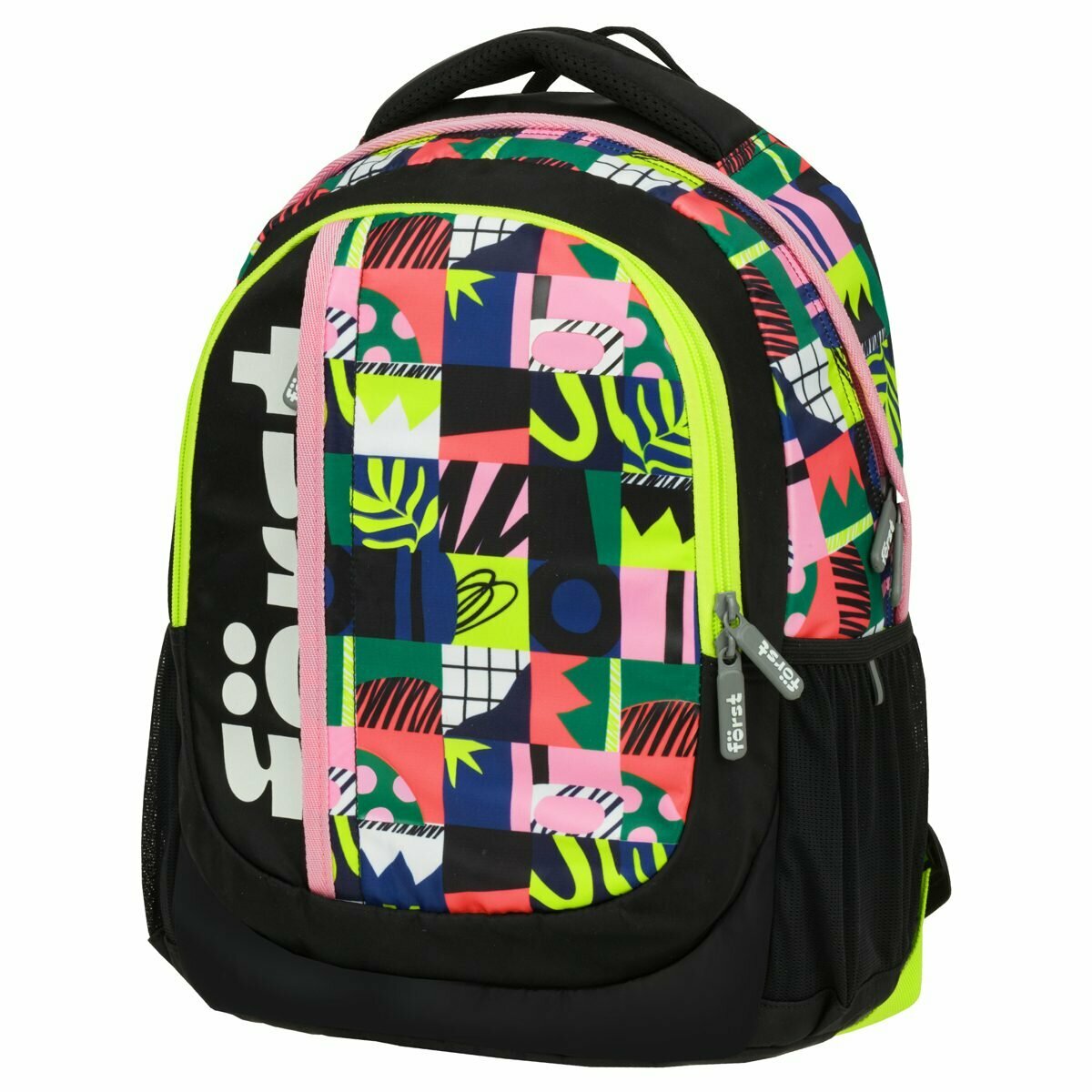 Рюкзак школьный Forst F-Trend "Fusion" 40x29x18см, 2 отделения, 3 кармана, эргономичная спинка (Ft-Rm-070503), 14шт.