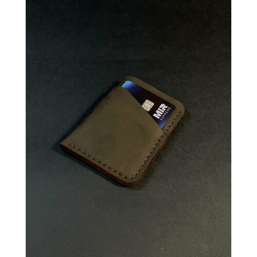 Картхолдер Grey Goose, фактура матовая, Шоколадный