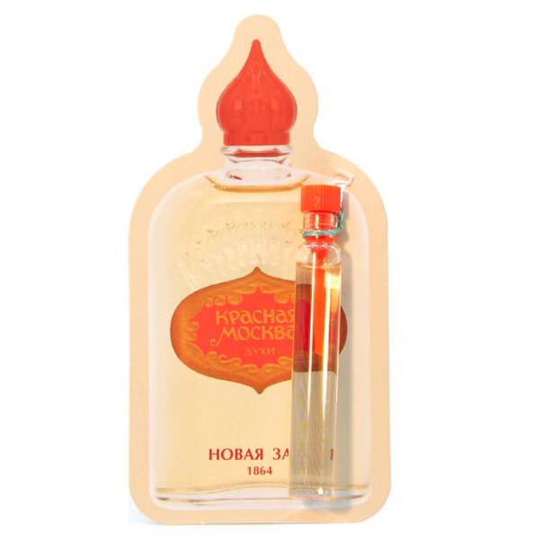Новая Заря Женский Красная Москва Духи (parfum) на открытке 2мл