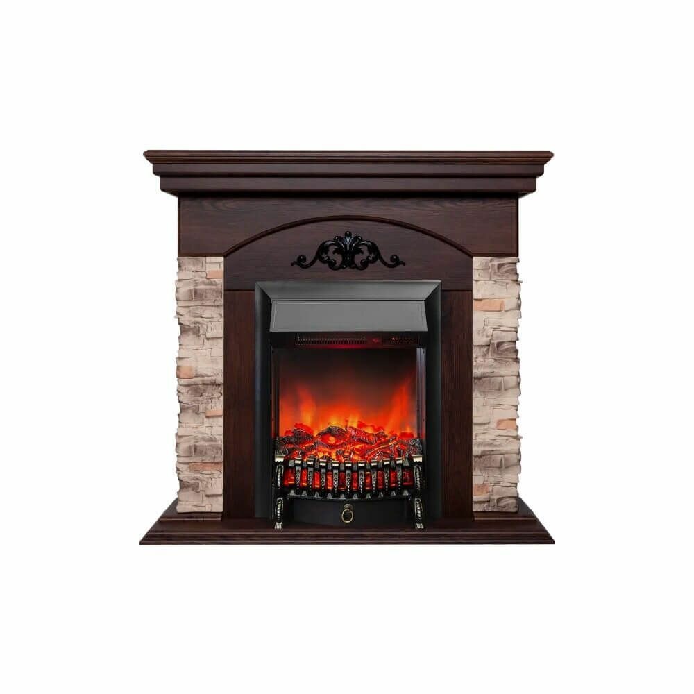 Камин RealFlame Rockwood NT-F316 2D эффект пламени пульт мощность 15 кВт