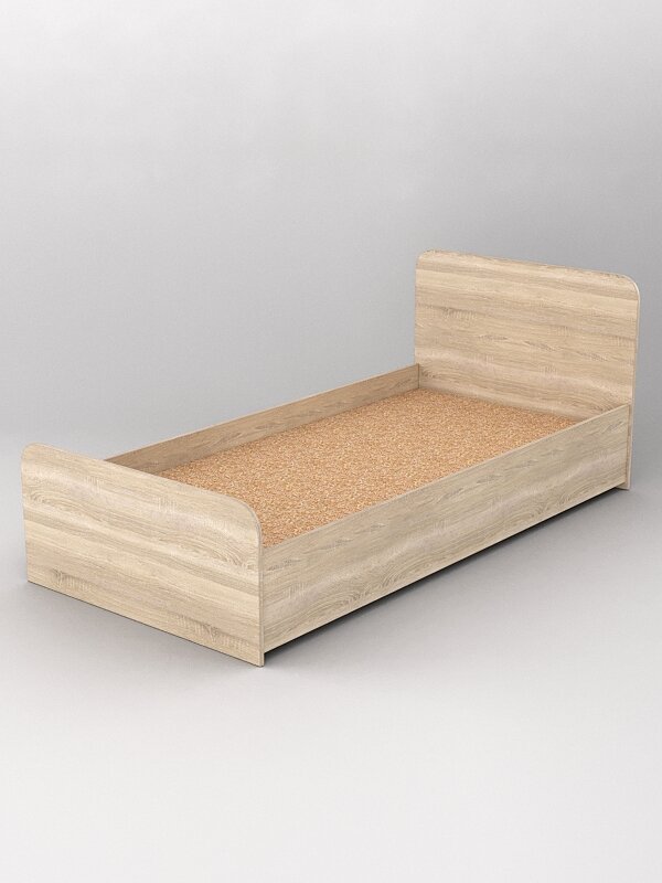 Кровать односпальная №1, Дуб Сонома. Производитель товара - компания Westcom.