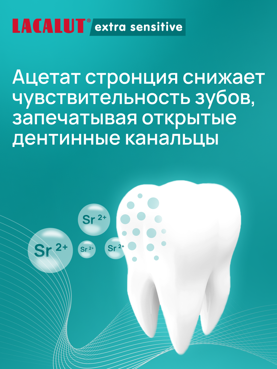 Зубная паста LACALUT extra sensitive, для чувствительных зубов, Германия, 75 ml — фото 1