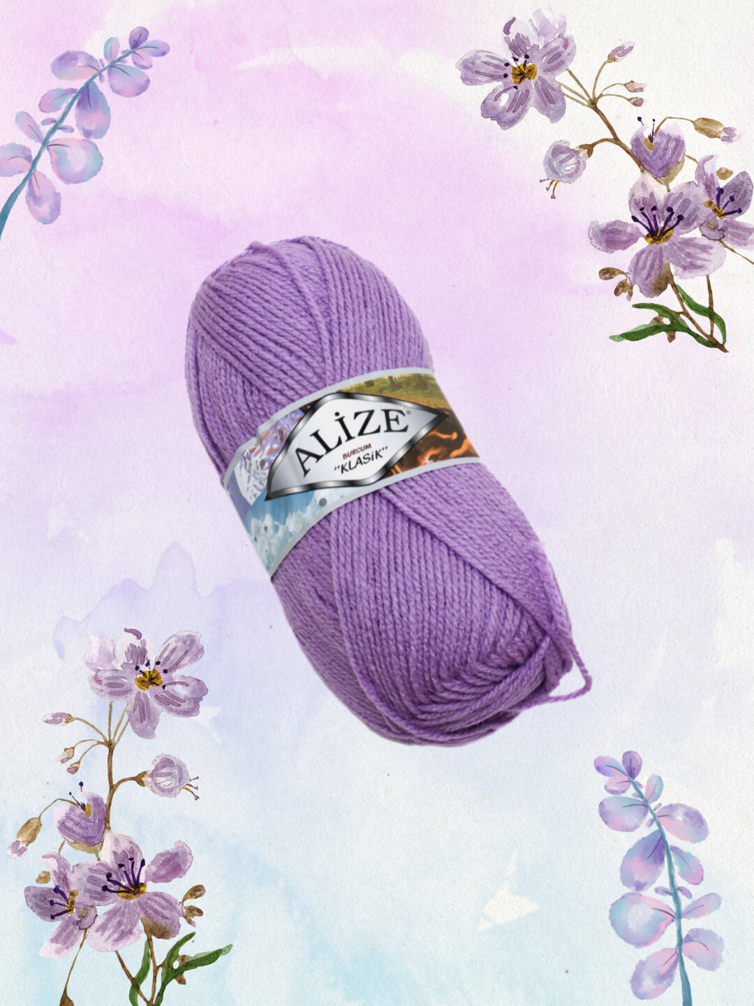 Пряжа-шнурок Alize Burcum, акрил, для ручного вязания, 100 г, длина 200 м