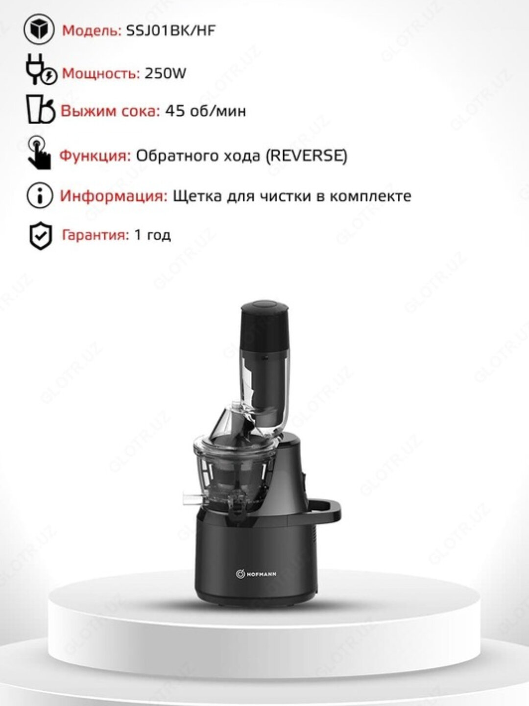 Соковыжималка Hofmann SSJ01BK/HF