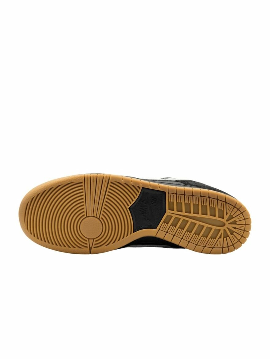 Кеды NIKE SB Dunk Low Pro, полнота F (EU)/ на среднюю стопу, размер 8 US, черный — фото 1