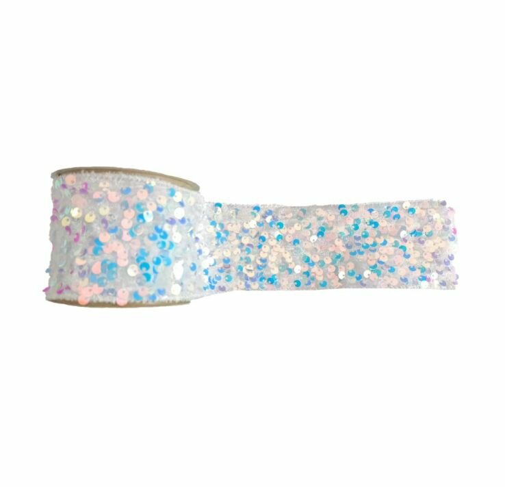 Лента декоративная 63x270 см белая 92776