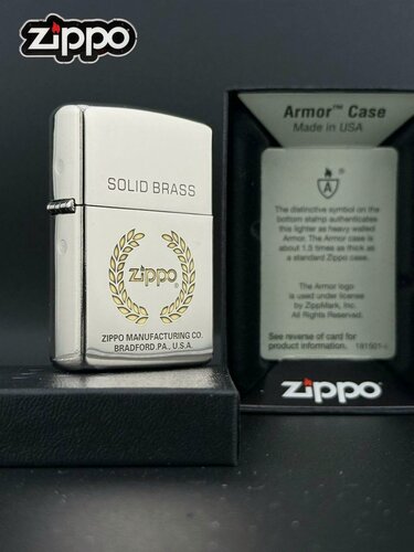Изображение товара Бензиновая зажигалка Zippo Solid Brass