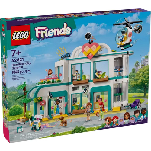 Конструктор LEGO Friends 42621 Heartlake City Hospital, 1045 дет. конструктор lego friends 42613 машина скорой помощи городской больницы хартлейк