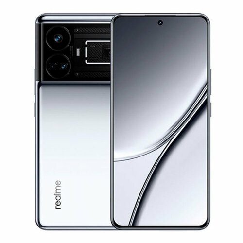 Смартфон realme GT5 150W 12256 ГБ CN Dual nano SIM серебристый 3923900₽