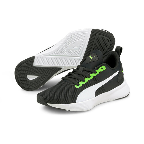 Кроссовки PUMA Flyer Runner Jr, размер 38, черный, зеленый