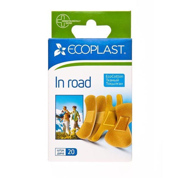 ECOPLAST пластырь медицинский тканый IN ROAD N20