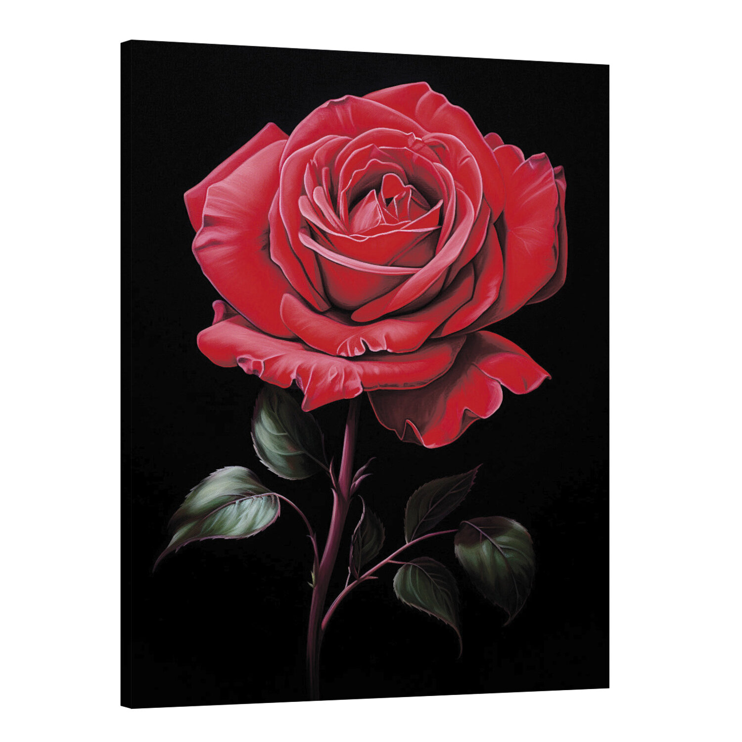 Интерьерная картина 50х70 "Роза"