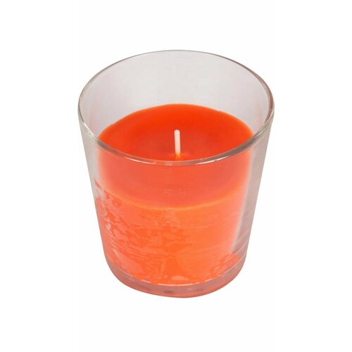 Свеча ароматизированная в стакане Апельсин с бергамотом-1шт