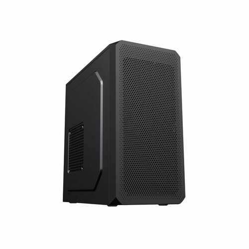 Корпус MiniTower Foxline FL-707 450W black (mATX, без БП, 2xUSB3.0) (FL-707-FZ450R-U32) корпус minitower foxline fl 628 black matx 450w 2xusb2 0 2xusb3 0 audio fl 628 fz450r u32