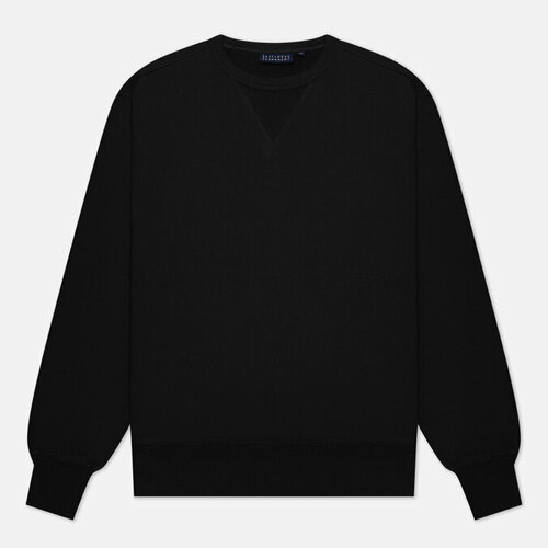 Толстовка EASTLOGUE permanent round neck 23fw, силуэт прямой, размер l, черный