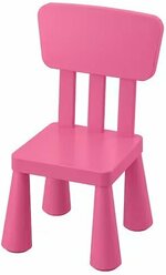 Детский стул, для дома/улицы, розовый, Маммут икеа, Mammut IKEA