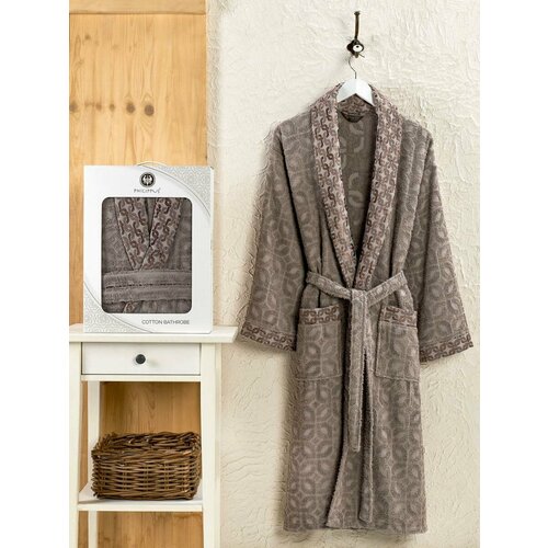 Халат PHILIPPUS, размер XXXL, коричневый