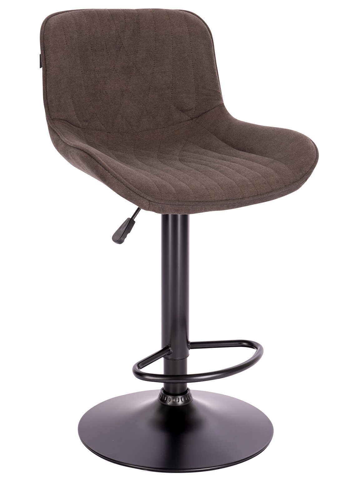 Кресло Everprof Барный стул Everprof Grace Black Ткань Темно-коричневый